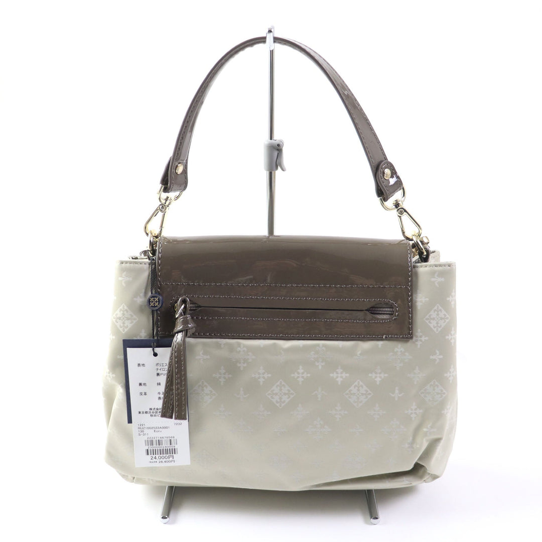 russet Handbag Outer: Polyester, Nylon, PVC processing Lining: Cotton leather, Cowhide leather PU processing Beige brown Women Used Authentic