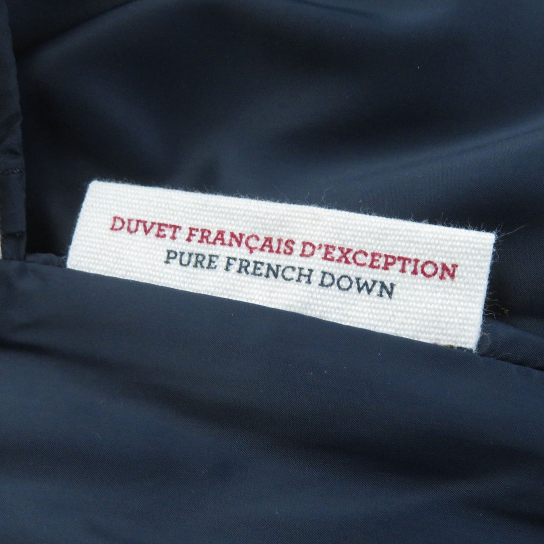 Pyrenex Down jacket Outer: 100% polyester, Lining: 100% nylon, Filling: 90% down, Filling: 10% feather, Fur: raccoon Navy BORDEAUX FUR Bordeaux fur Women 34 Used Authentic