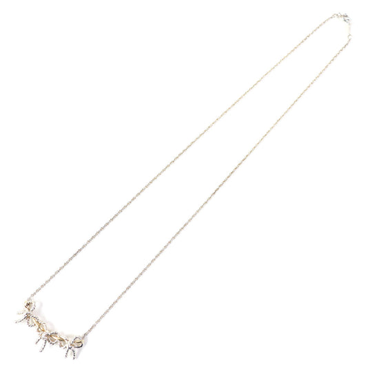 TIFFANY&Co. Necklace Main: SV925, Part: 750 Silver gold Women Used Authentic