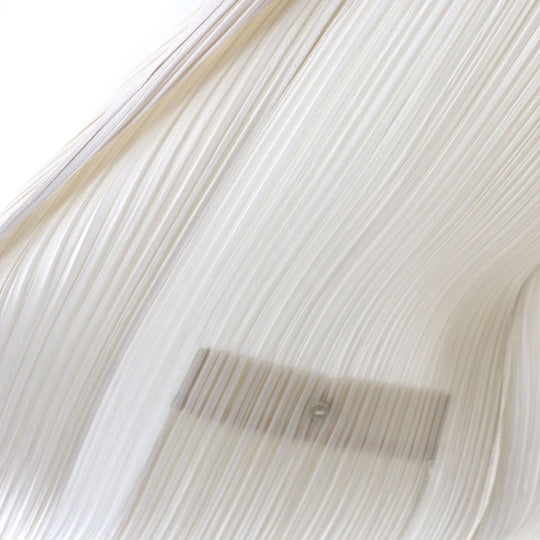 PLEATS PLEASE Jacket PP21-JD161 Main: 100% polyester Ivory Women 3 Used Authentic