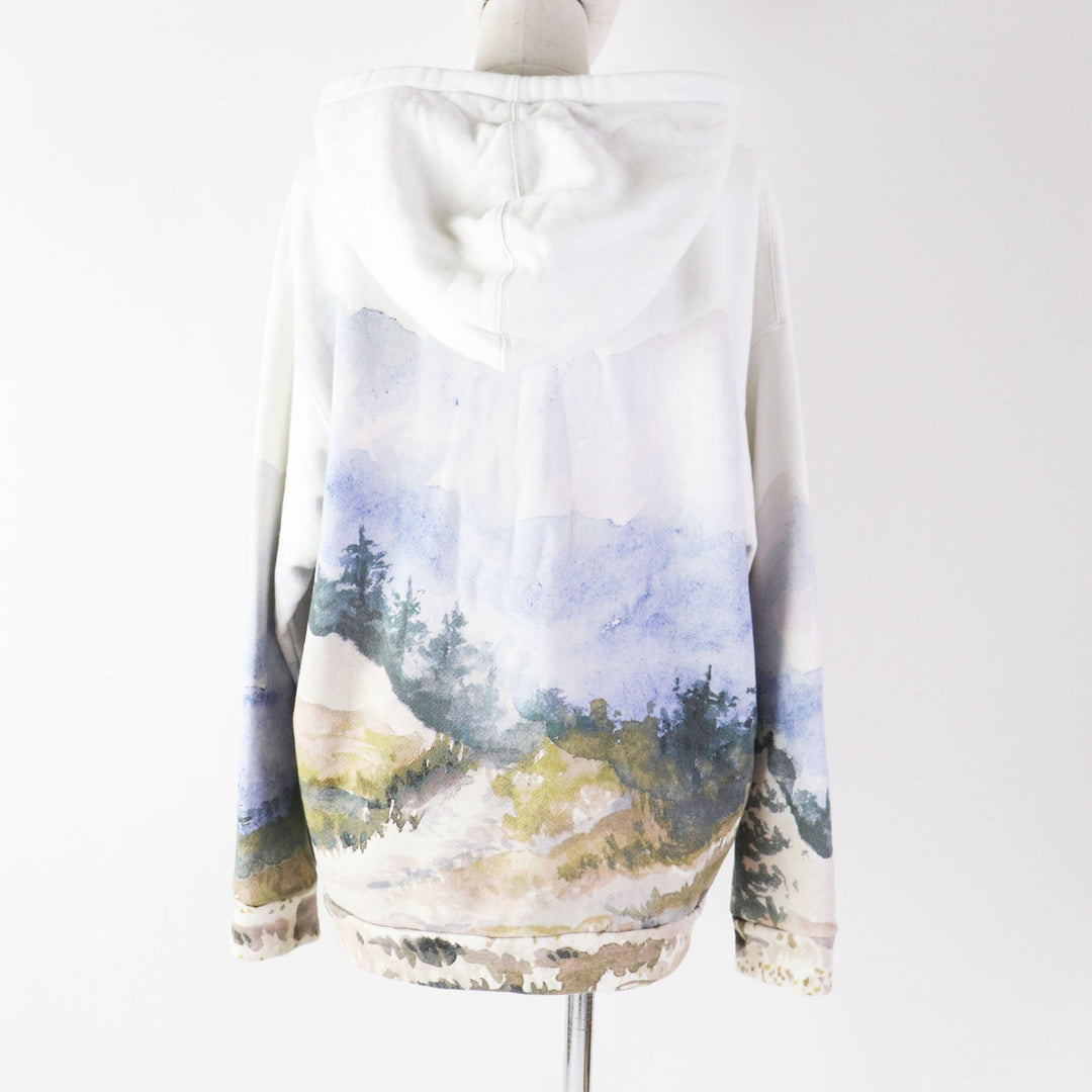 GUCCI Hoodie 672474 Main: 100% cotton Multi Trail Print sweatshirt Trail Print mens(Unisex) S Used Authentic