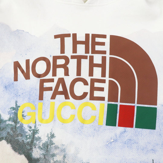 GUCCI Hoodie 672474 Main: 100% cotton Multi Trail Print sweatshirt Trail Print mens(Unisex) S Used Authentic