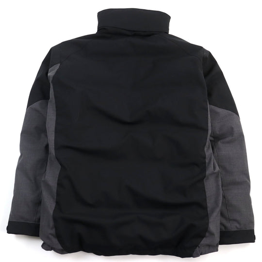 eYe COMME des GARCONS JUNYA WATANABE MAN Down jacket WH-J919 Outer: 50% wool, Outer: 50% polyester, Lining: 100% polyester, Filling: 90% down, Filling: 10% feather Gray black Wool Ester Toro Laminate mens L Used Authentic