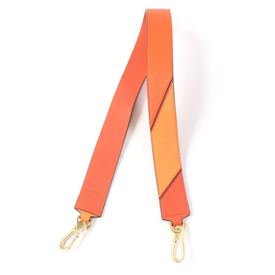 LOEWE Shoulder strap Main: Leather Orange puzzle Women Used Authentic