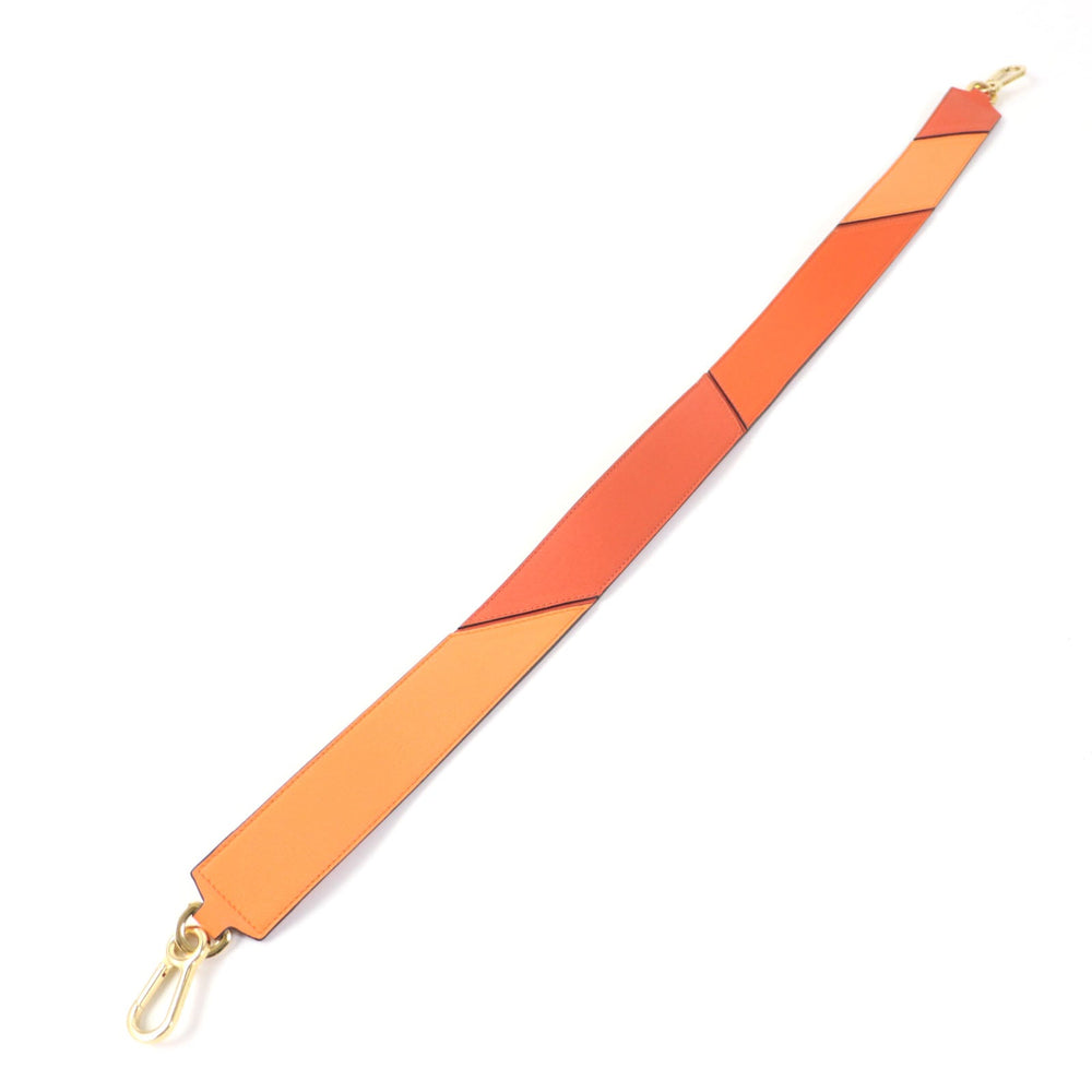 LOEWE Shoulder strap Main: Leather Orange puzzle Women Used Authentic