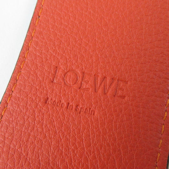 LOEWE Shoulder strap Main: Leather Orange puzzle Women Used Authentic