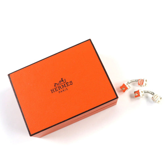 HERMES cuffs Main�FSV925 Silver mens Used Authentic
