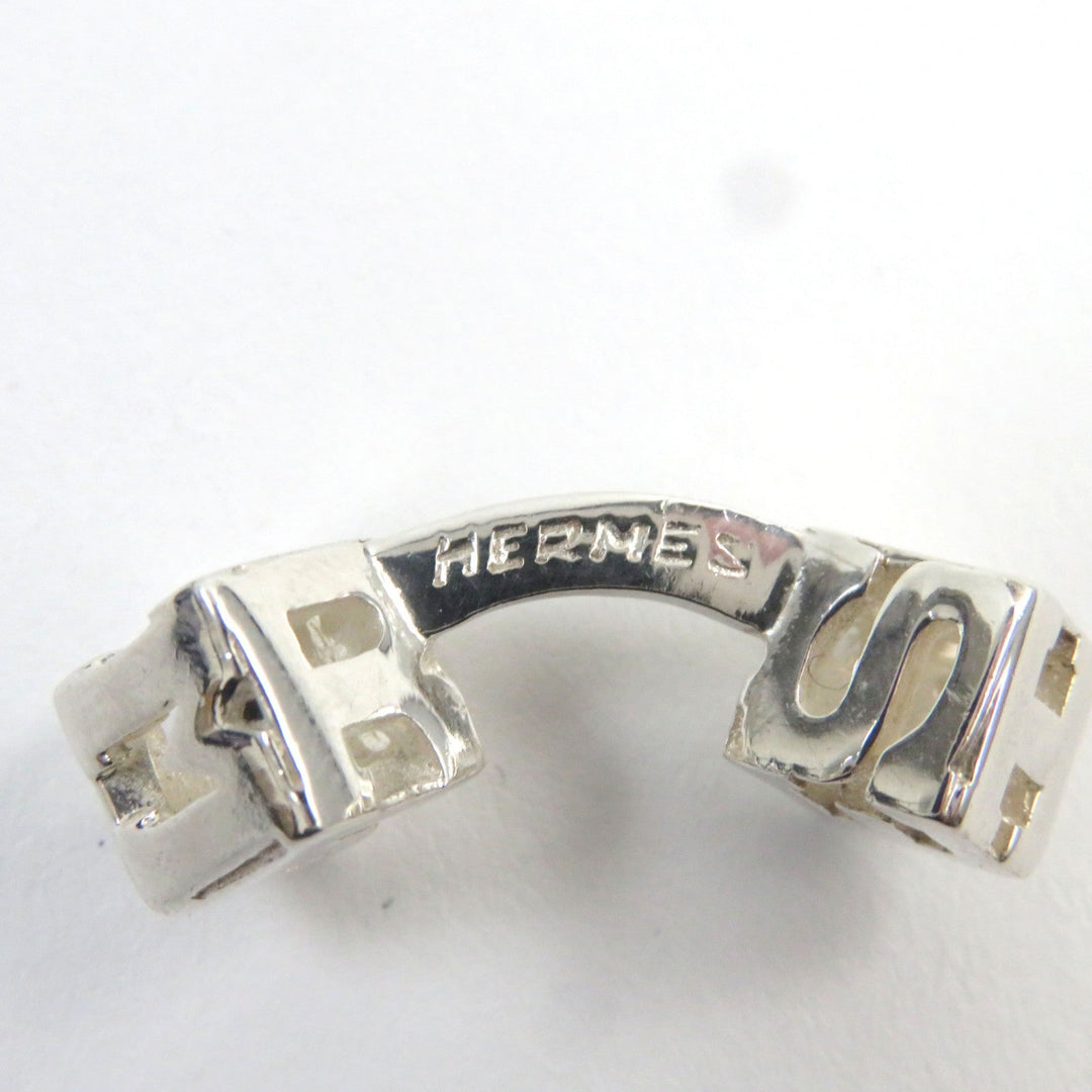 HERMES cuffs Main�FSV925 Silver mens Used Authentic
