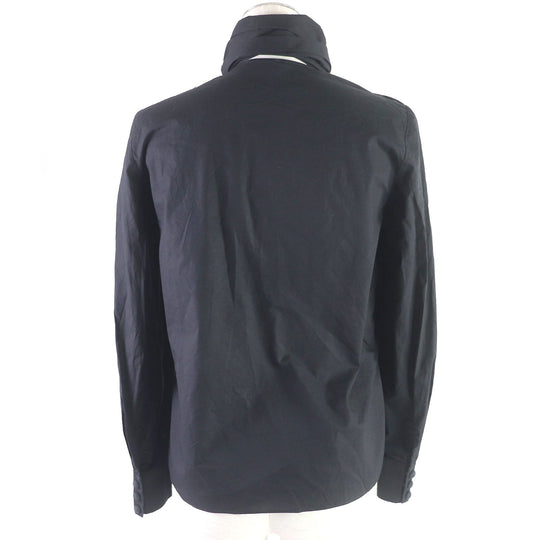 FENDI blouse FS7821 Main: 100% cotton black Women 36 Used Authentic
