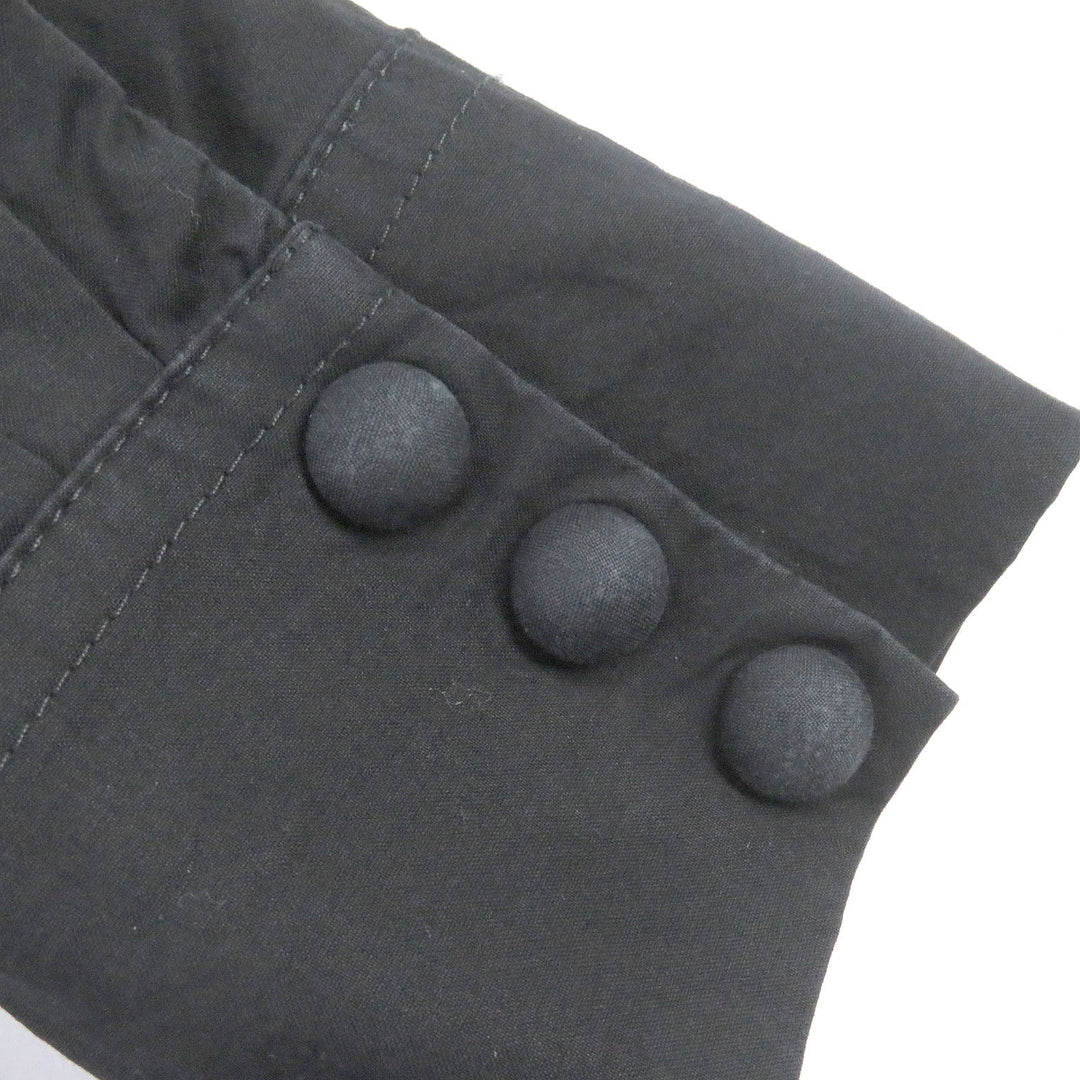 FENDI blouse FS7821 Main: 100% cotton black Women 36 Used Authentic