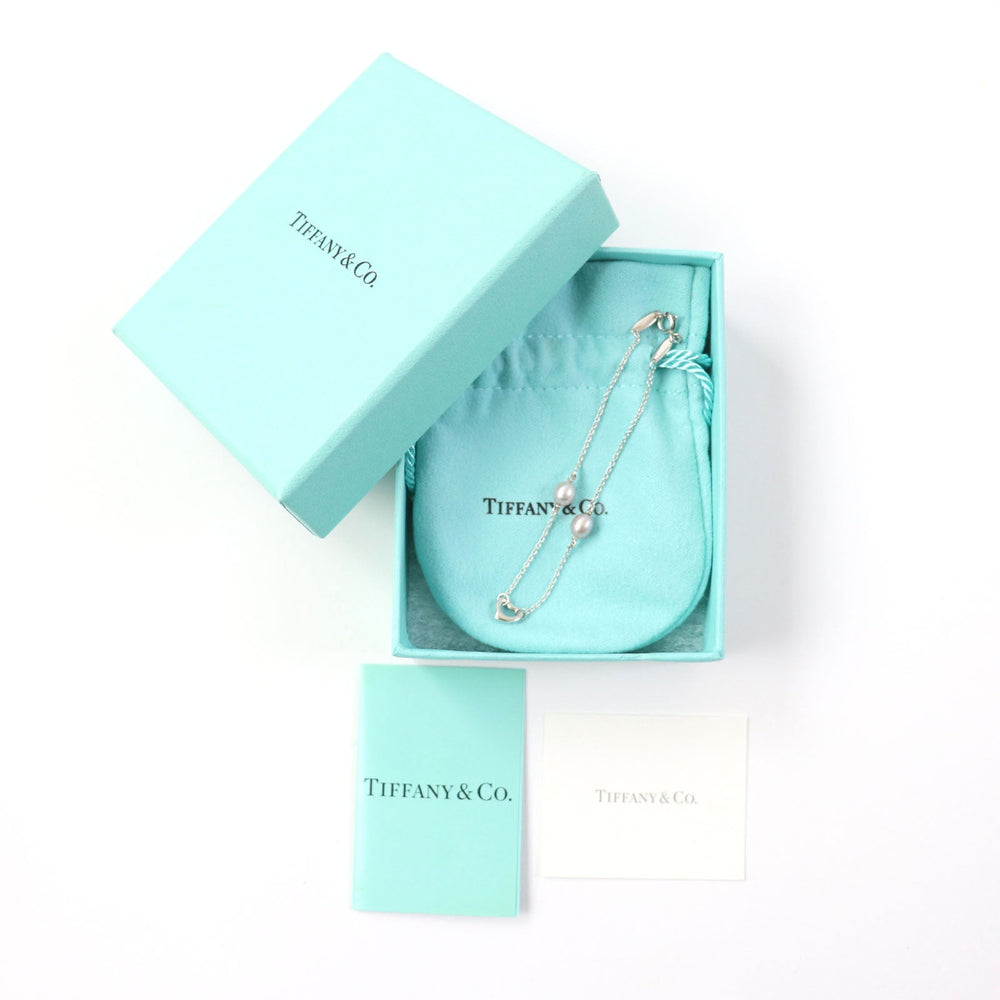 TIFFANY&Co. bracelet Main: SV925, Part: Pearl Silver pink Women Used Authentic