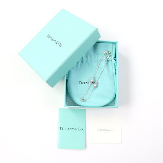 TIFFANY&Co. bracelet Main: SV925, Part: Pearl Silver pink Women Used Authentic