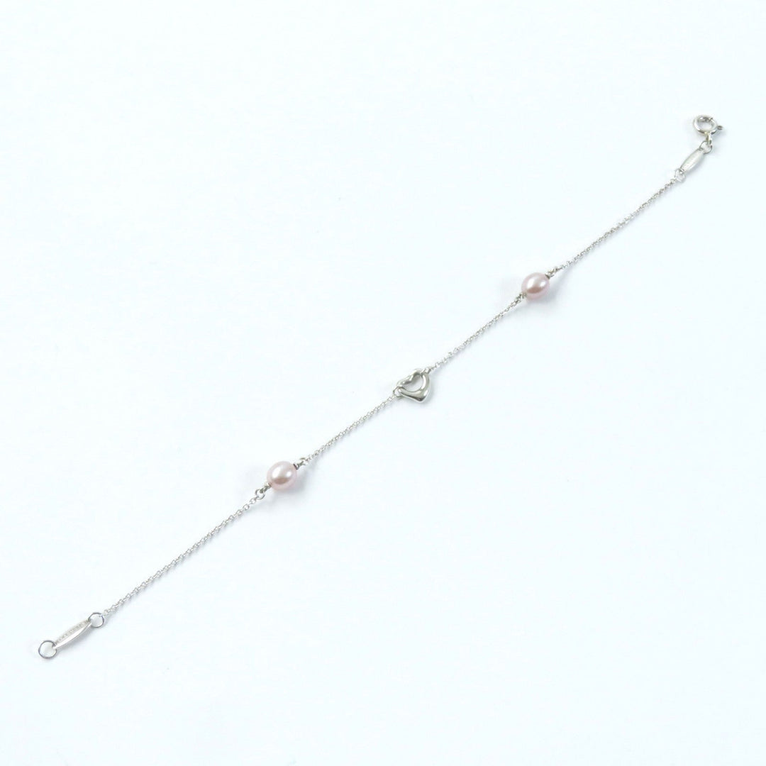 TIFFANY&Co. bracelet Main: SV925, Part: Pearl Silver pink Women Used Authentic