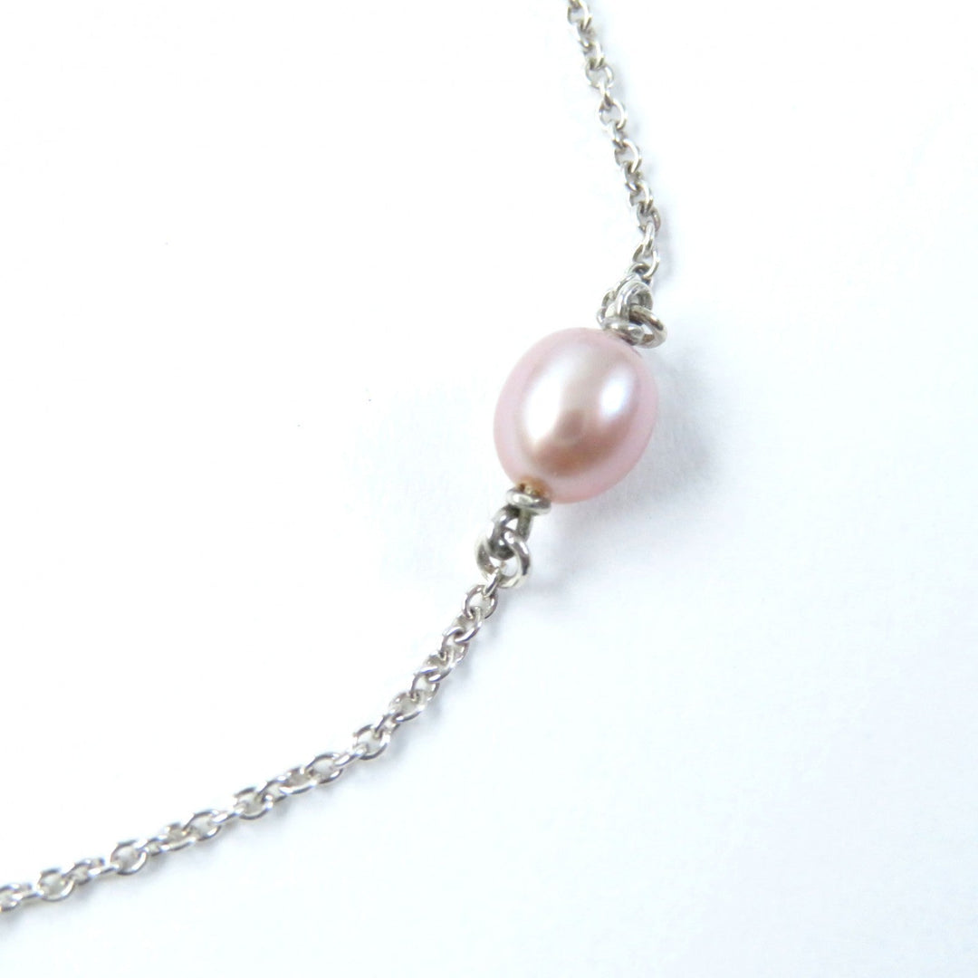 TIFFANY&Co. bracelet Main: SV925, Part: Pearl Silver pink Women Used Authentic