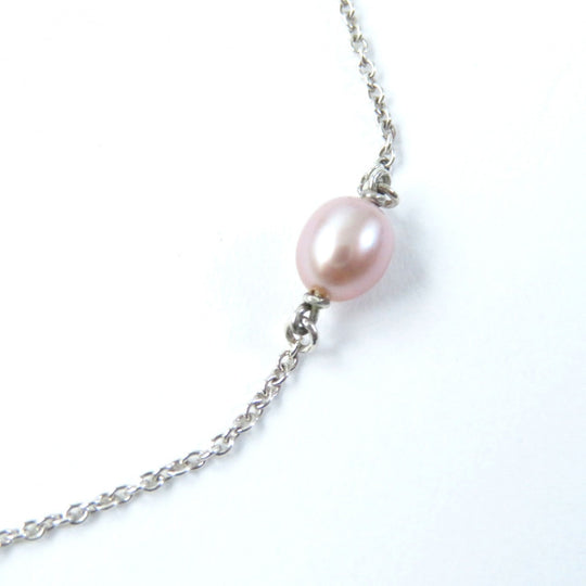 TIFFANY&Co. bracelet Main: SV925, Part: Pearl Silver pink Women Used Authentic