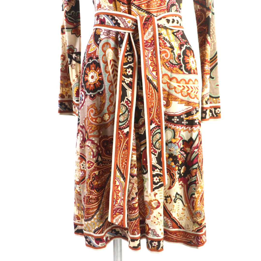 LEONARD FASHION one piece Main: 100% wool multicolor Women M Used Authentic