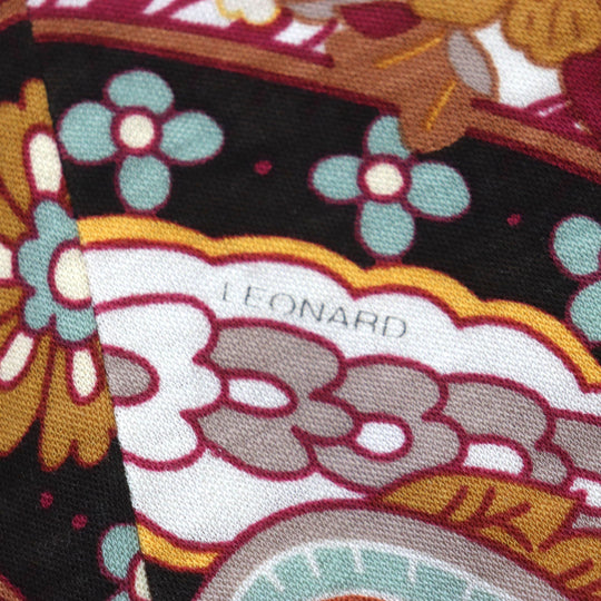 LEONARD FASHION one piece Main: 100% wool multicolor Women M Used Authentic