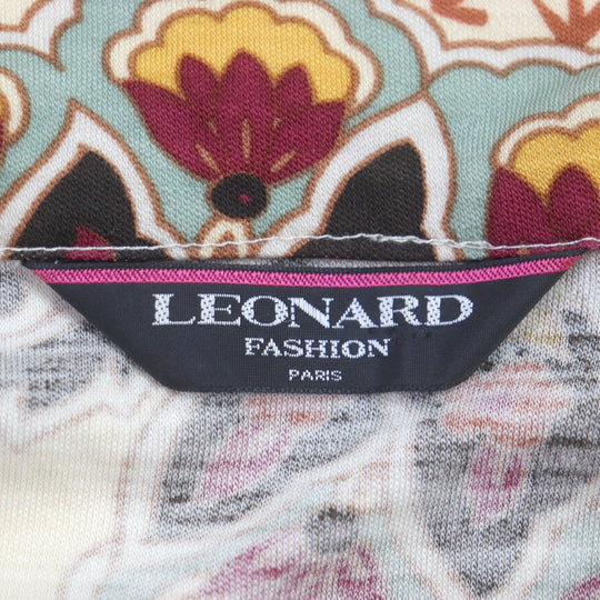 LEONARD FASHION one piece Main: 100% wool multicolor Women M Used Authentic