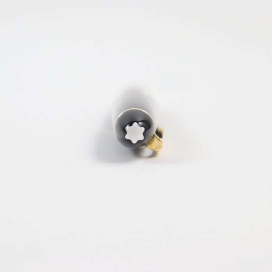 MONTBLANC fountain pen Main: Resin Nib: K14 Black gold Meisterstuck No.146 mens Used Authentic