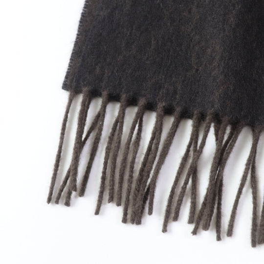 GUCCI Stall Main: 100% cashmere, Fur: 100% lapin Brown Women Used Authentic