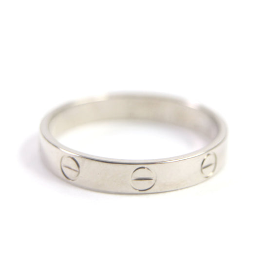 CARTIER Ring Main�F750 Silver Mini love ring mens Used Authentic