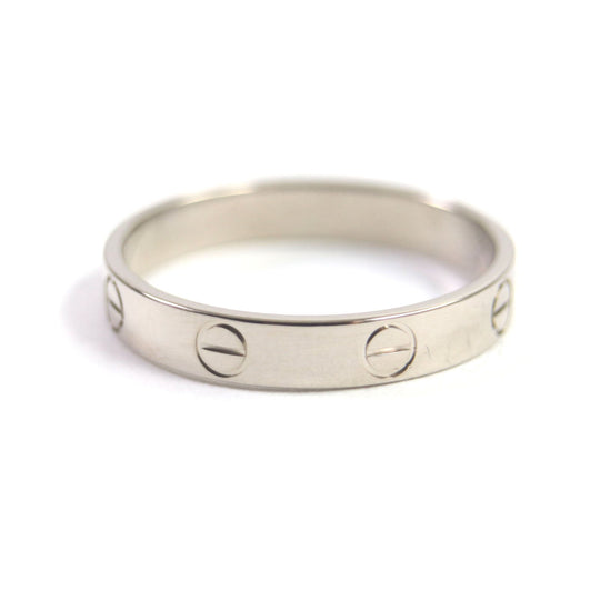 CARTIER Ring Main�F750 Silver Mini love ring mens Used Authentic