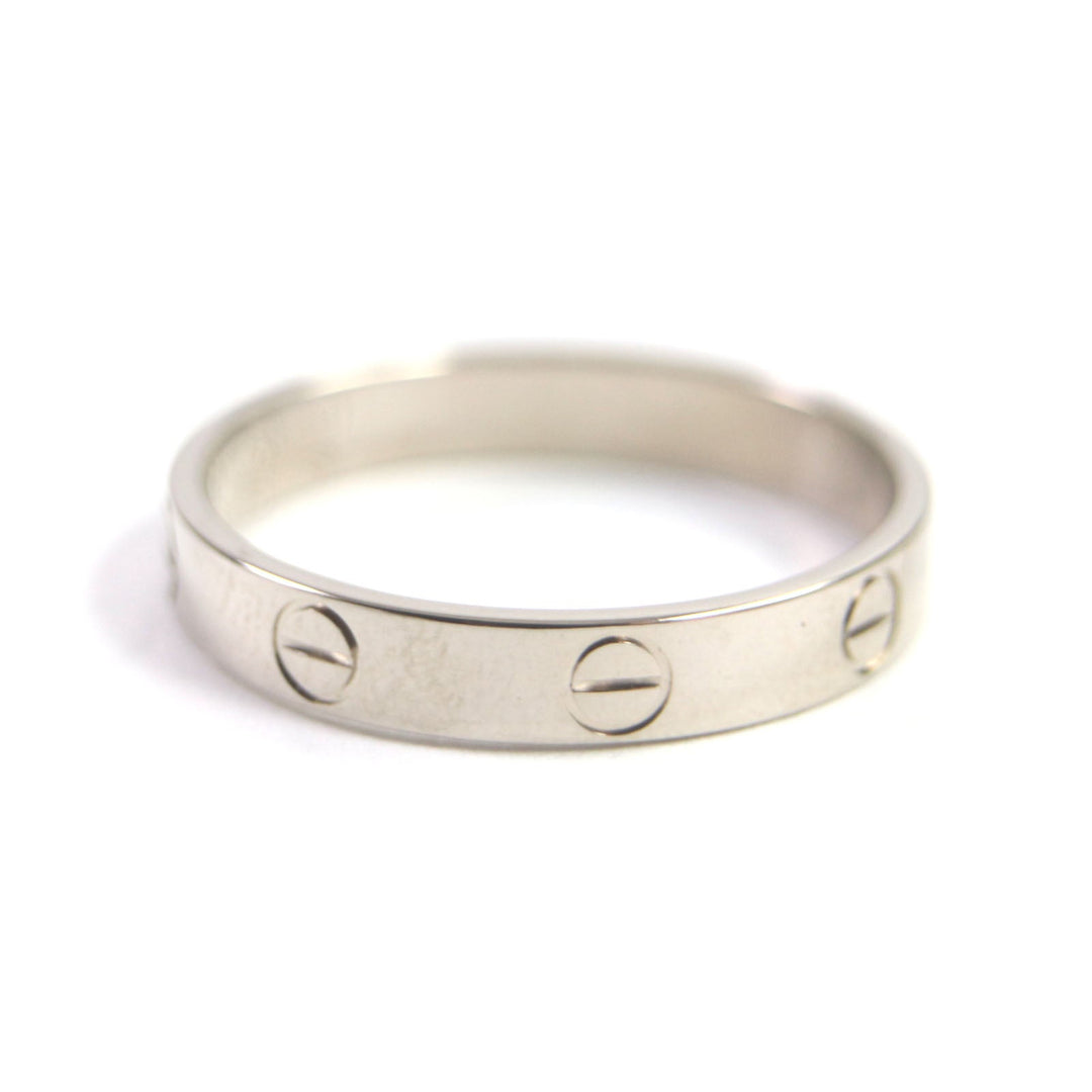 CARTIER Ring Main�F750 Silver Mini love ring mens Used Authentic