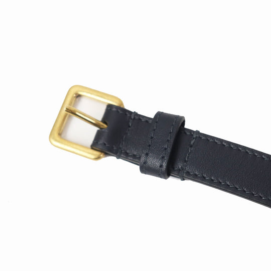 Christian Dior Waist bag Main: Canvas, Part: Leather Navy beige Oblique Women Used Authentic