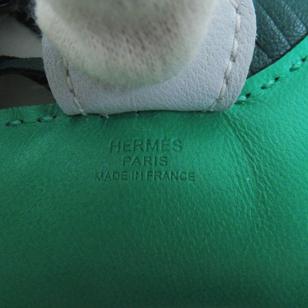 HERMES Bag charm Anyo Miro Mint/Malachite/Blue Brume Rodeo Charm PM Women Used Authentic