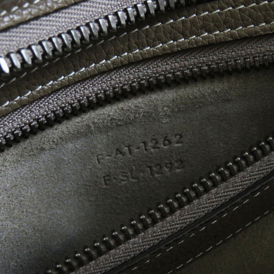 CELINE Handbag 18979 Drummed calfskin Suri (Greige) Luggage micro shopper Women Used Authentic