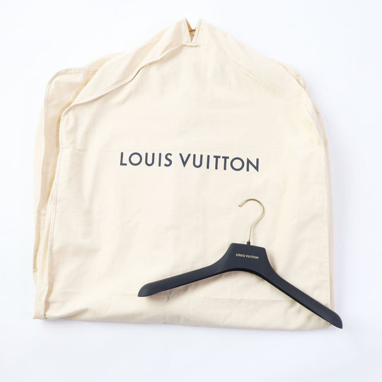 LOUIS VUITTON Down vest Outer: 100% cotton, Lining: 75% polyester, Lining: 25% acrylic, Filling: 90% down, Filling: 10% feather, Part: PVC Light yellow Women 34 Used Authentic