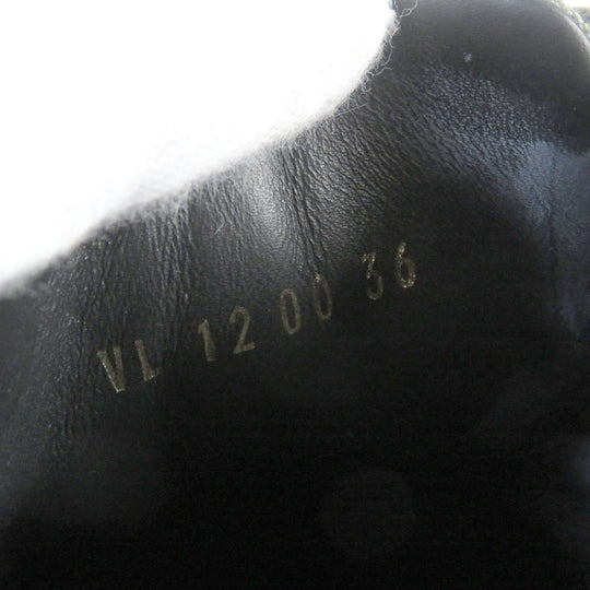 LOUIS VUITTON Low cut sneakers Main: Leather, Main: Canvas khaki Stellar Line Women 36 Used Authentic