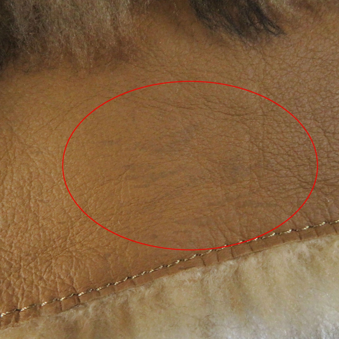COACH Mouton coat 79203 Main: Mouton, Part: Lambskin, Part: Leather Brown Women Zero size Used Authentic