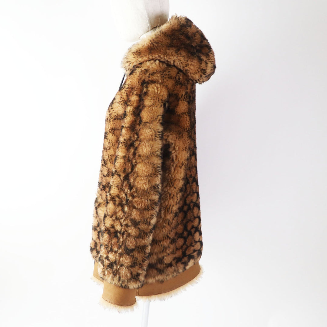COACH Mouton coat 79203 Main: Mouton, Part: Lambskin, Part: Leather Brown Women Zero size Used Authentic