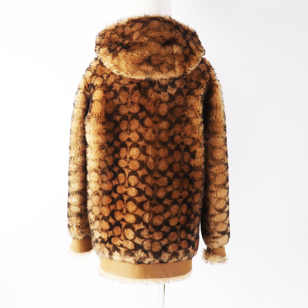 COACH Mouton coat 79203 Main: Mouton, Part: Lambskin, Part: Leather Brown Women Zero size Used Authentic
