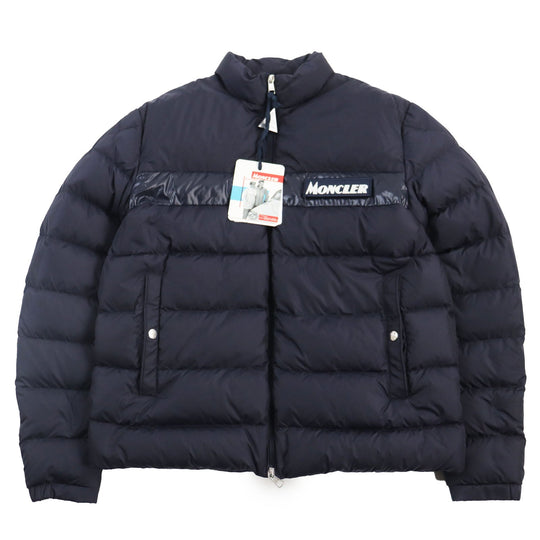 MONCLER Down jacket Outer: 100% nylon, Lining: 100% nylon, Filling: 90% down, Filling: 10% feather, Part: 100% nylon Dark navy SERVIERES mens 4 Used Authentic