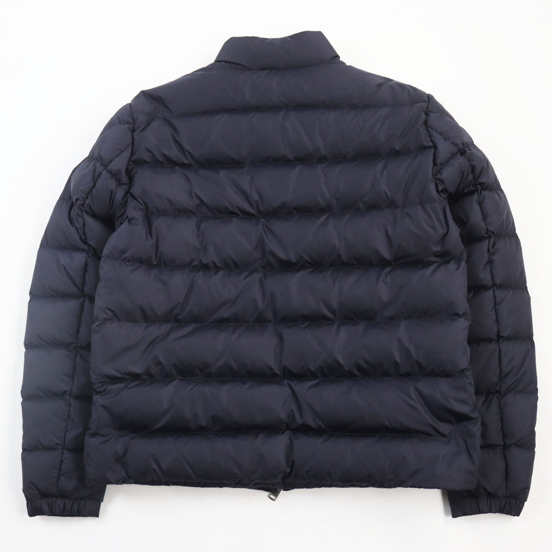 MONCLER Down jacket Outer: 100% nylon, Lining: 100% nylon, Filling: 90% down, Filling: 10% feather, Part: 100% nylon Dark navy SERVIERES mens 4 Used Authentic