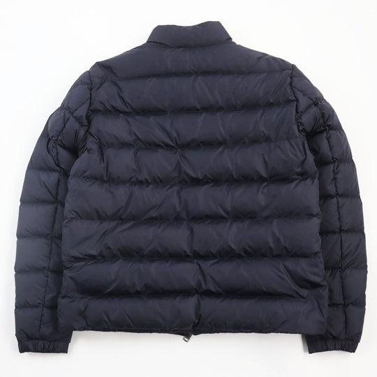 MONCLER Down jacket Outer: 100% nylon, Lining: 100% nylon, Filling: 90% down, Filling: 10% feather, Part: 100% nylon Dark navy SERVIERES mens 4 Used Authentic