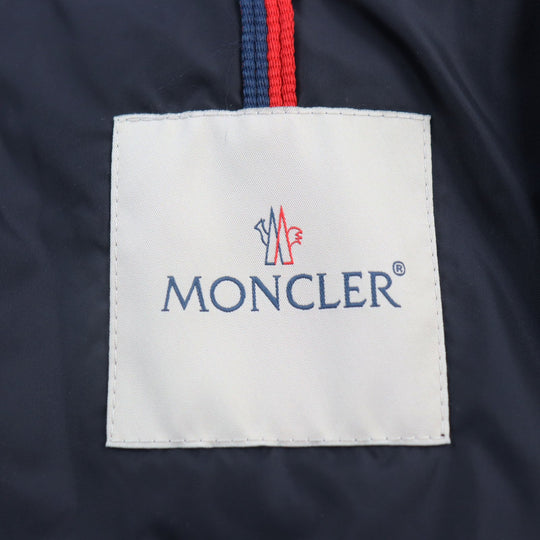 MONCLER Down jacket Outer: 100% nylon, Lining: 100% nylon, Filling: 90% down, Filling: 10% feather, Part: 100% nylon Dark navy SERVIERES mens 4 Used Authentic