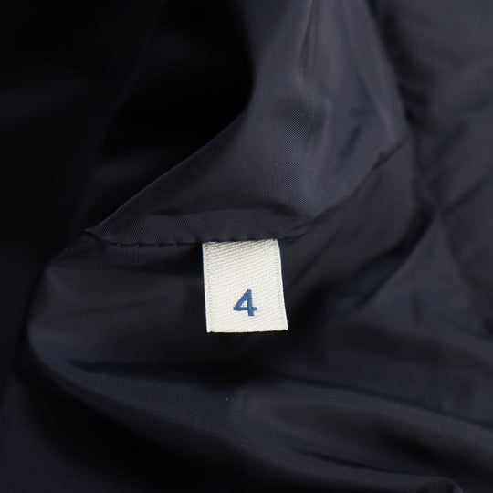 MONCLER Down jacket Outer: 100% nylon, Lining: 100% nylon, Filling: 90% down, Filling: 10% feather, Part: 100% nylon Dark navy SERVIERES mens 4 Used Authentic