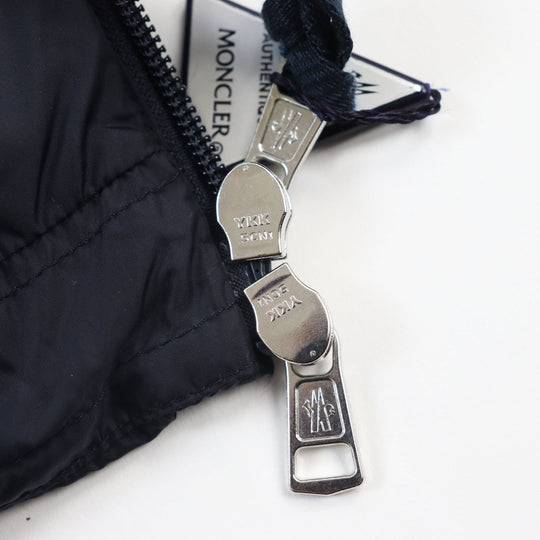 MONCLER Down jacket Outer: 100% nylon, Lining: 100% nylon, Filling: 90% down, Filling: 10% feather, Part: 100% nylon Dark navy SERVIERES mens 4 Used Authentic