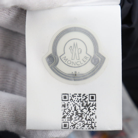 MONCLER Down jacket Outer: 100% nylon, Lining: 100% nylon, Filling: 90% down, Filling: 10% feather, Part: 100% nylon Dark navy SERVIERES mens 4 Used Authentic