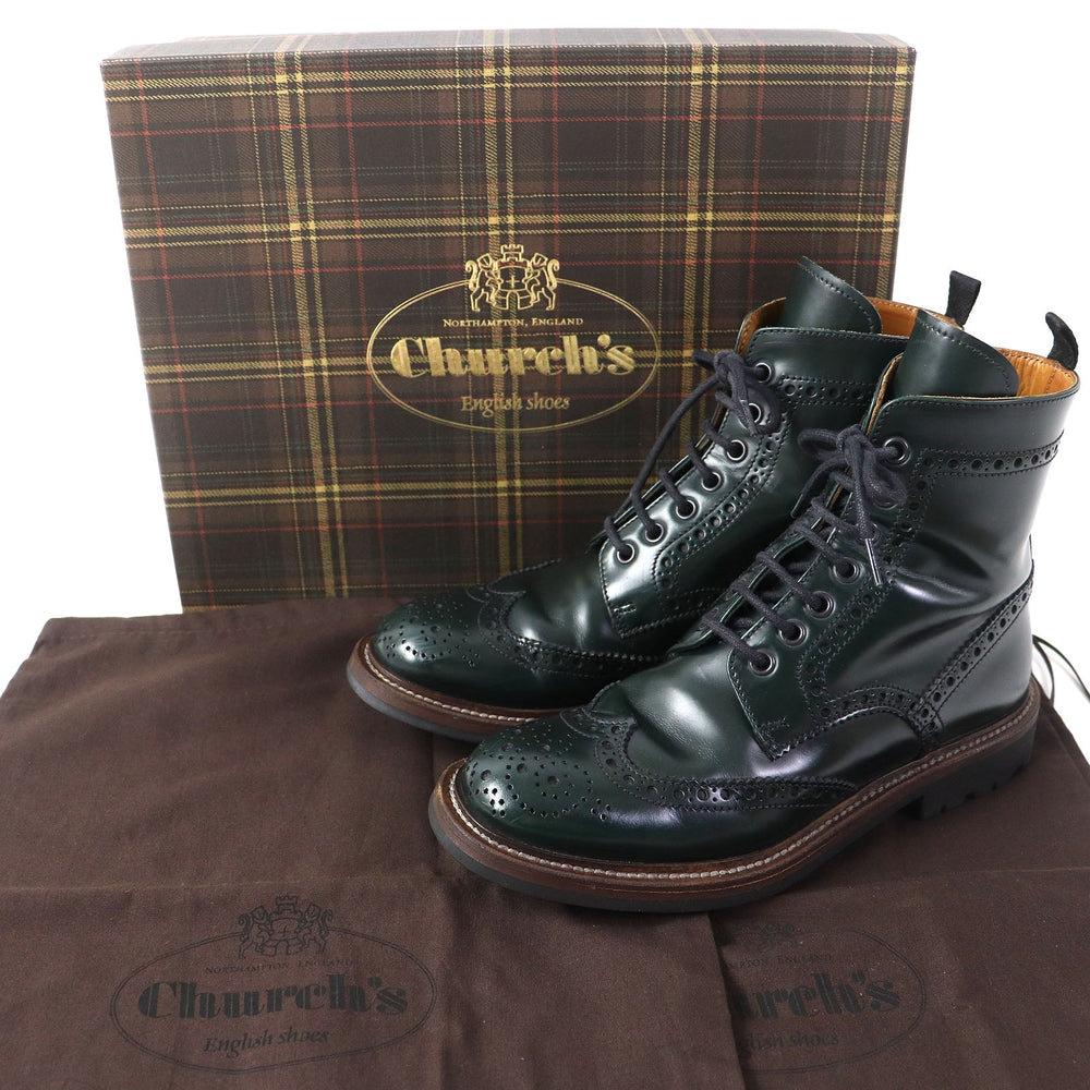 CHURCH'S short boots Main: Leather Dark green ANGELINA 2 Women 36 Used Authentic