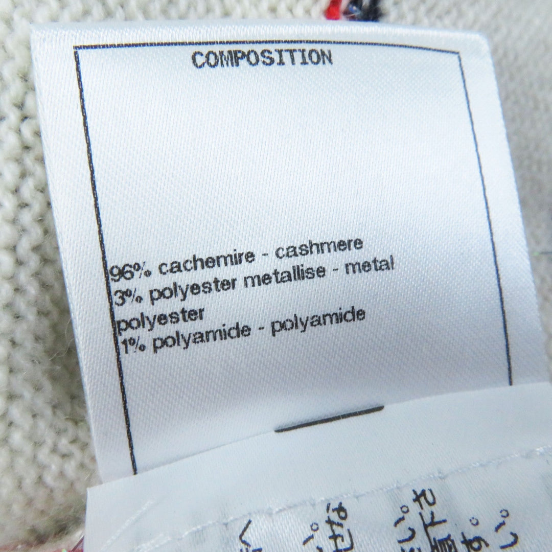 CHANEL tailored jacket P64296 Main: 96% cashmere, Main: 3% polyester, Main: 1% polyamide (nylon) Multi Women 36 Used Authentic