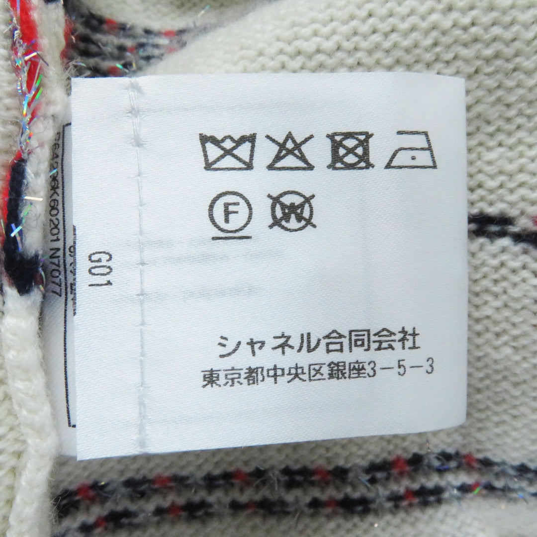 CHANEL tailored jacket P64296 Main: 96% cashmere, Main: 3% polyester, Main: 1% polyamide (nylon) Multi Women 36 Used Authentic
