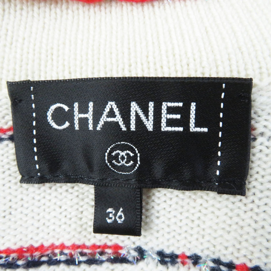 CHANEL tailored jacket P64296 Main: 96% cashmere, Main: 3% polyester, Main: 1% polyamide (nylon) Multi Women 36 Used Authentic