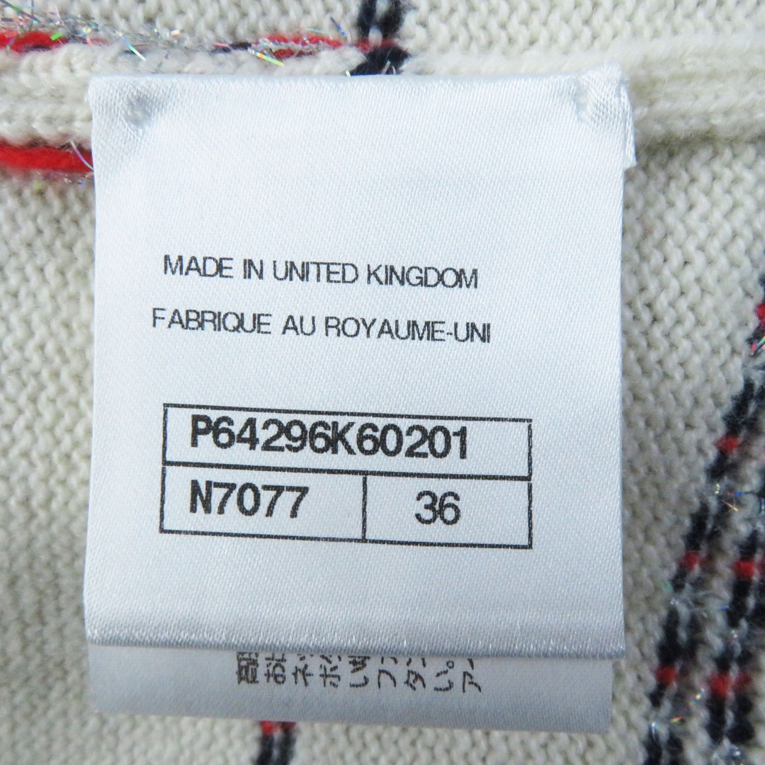 CHANEL tailored jacket P64296 Main: 96% cashmere, Main: 3% polyester, Main: 1% polyamide (nylon) Multi Women 36 Used Authentic