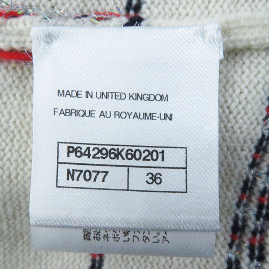 CHANEL tailored jacket P64296 Main: 96% cashmere, Main: 3% polyester, Main: 1% polyamide (nylon) Multi Women 36 Used Authentic