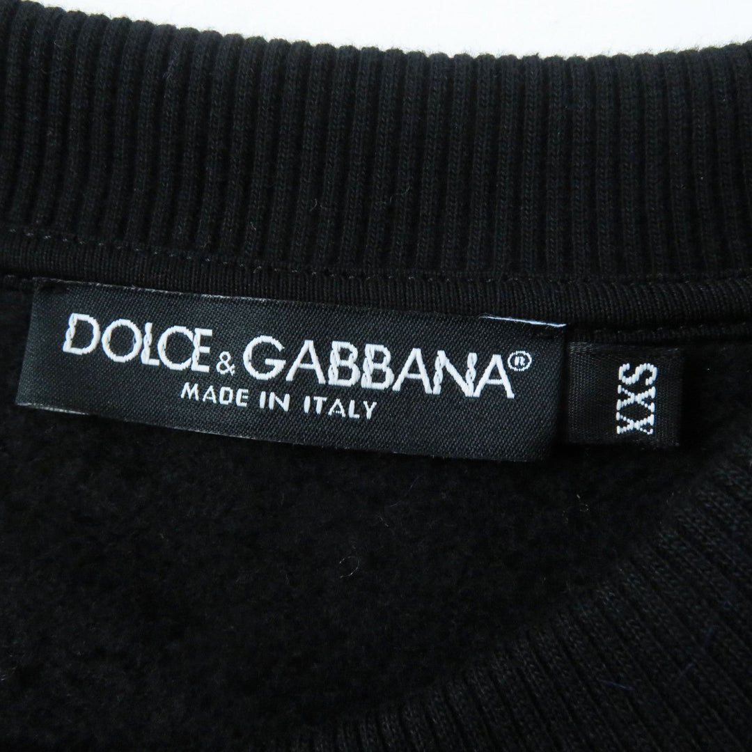 DOLCE&GABBANA pullover F9L05T Outer: 80% cotton, Outer: 20% polyester, Part: 95% cotton, Part: 5% polyurethane, Lining: 100% polyurethane black Women XXS Used Authentic