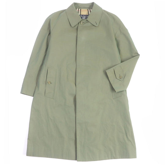 BURBERRY Stainless collar coat Main: 100% cotton iridescent mens M (79A) Used Authentic